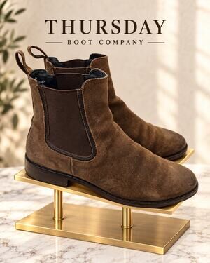 Thursday Boot Company Brown Suede Chelsea Boots Women’s Size 7.5